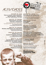 Jornadas Antifascistas '07: Madrid Antifascista, Anticapitalista, Antirracista