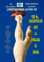 Jornada de lucha internacional por la libertad de Alfon