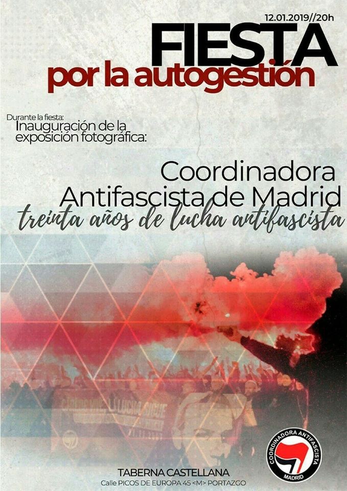 Fiesta por la autogestión 12.01.19 - RASH Madrid